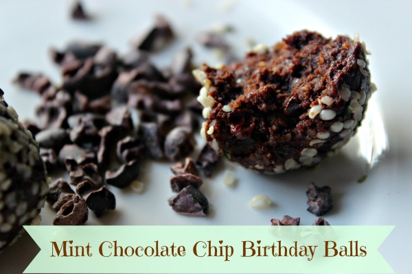 Mint Choco Chip Bday Balls